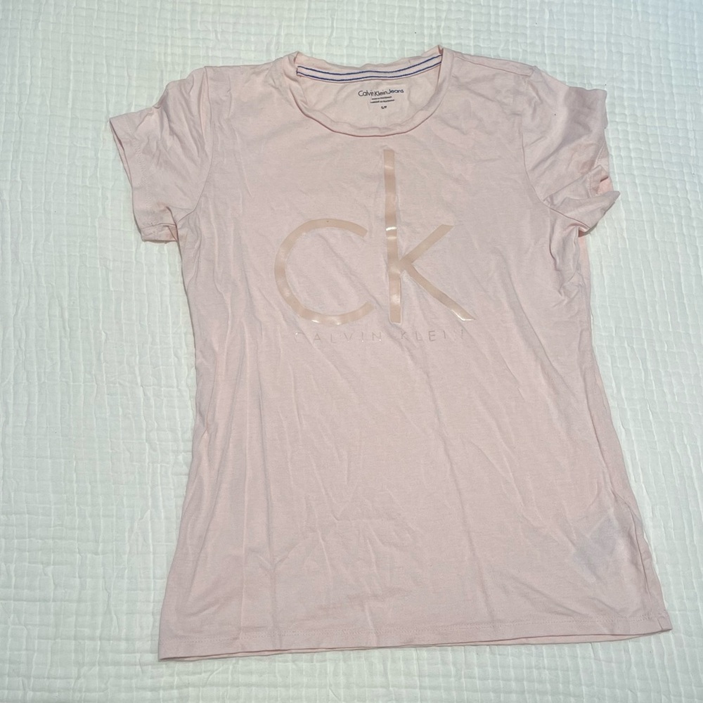 Pale Pink Calvin Klein T-Shirt